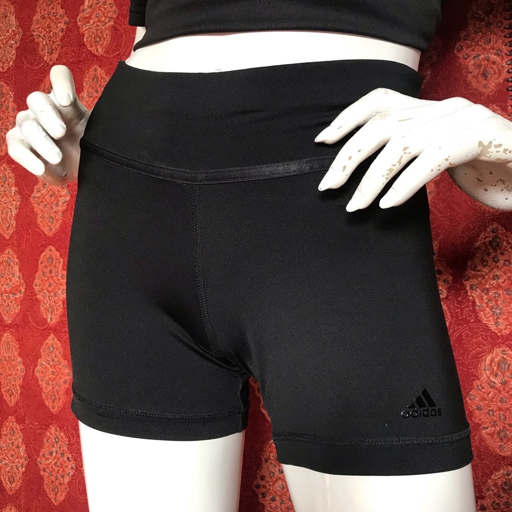 Adidas Climalite 4 inch inseam, Wide Waistband Compression Shorts Size Small